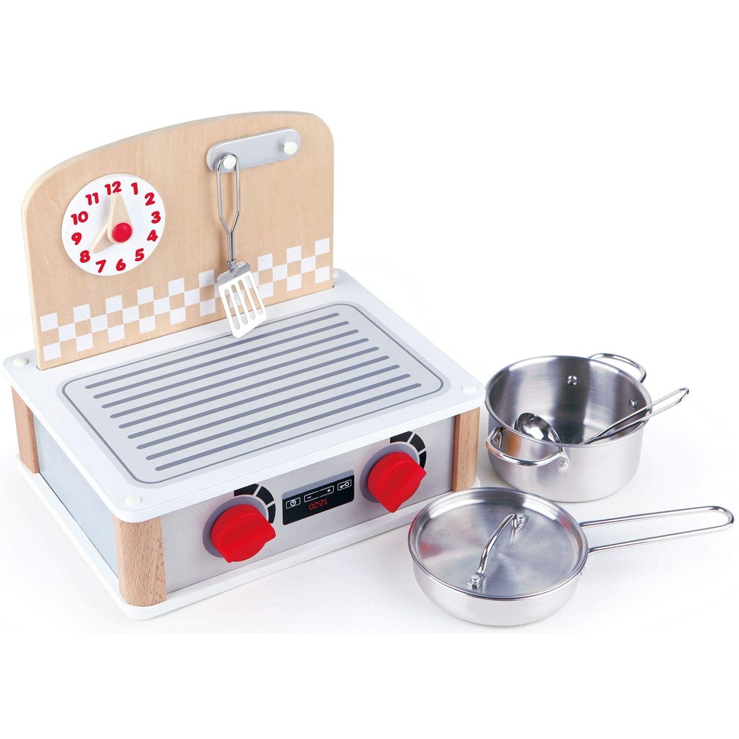 Hape 2-in-1 Kitchen & Grill Set