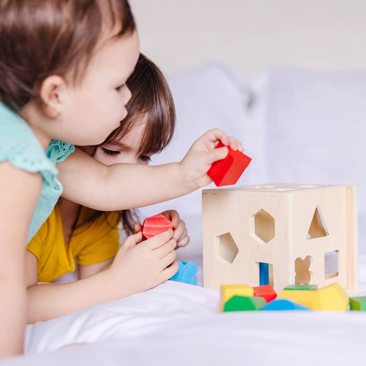 Melissa & Doug Shape Sorting Cube Classic Toy