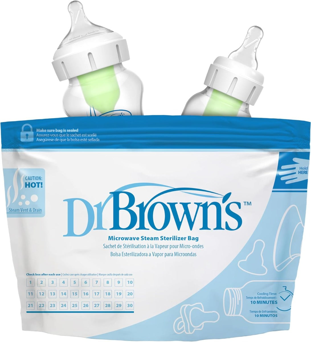 Dr. Brown's Microwave Steam Sterilizer Bags, 5 pack