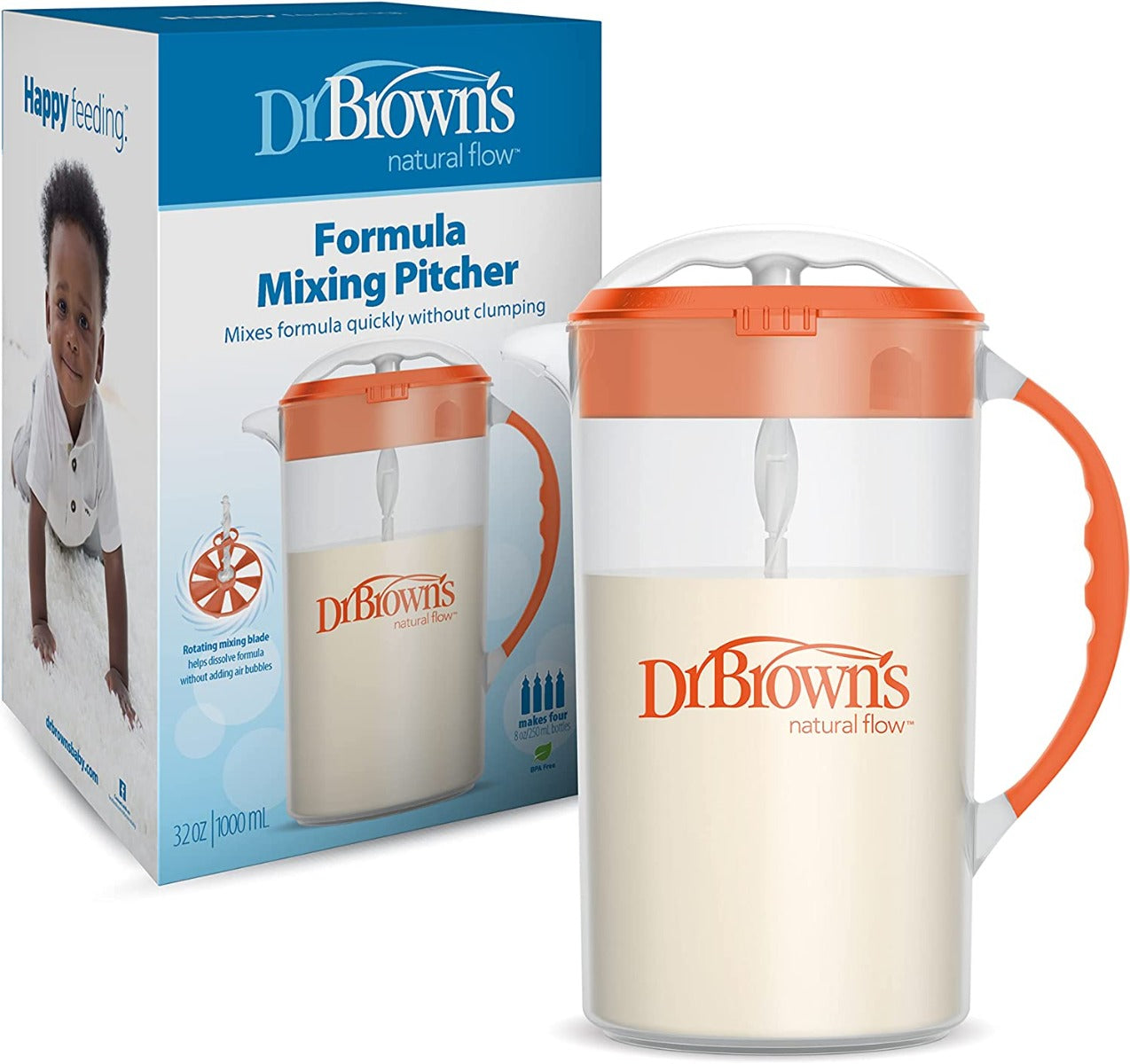 Dr. Brown’s Natural Flow® Formula Mixing Pitcher (5 Colors) - Pupsik Singapore
