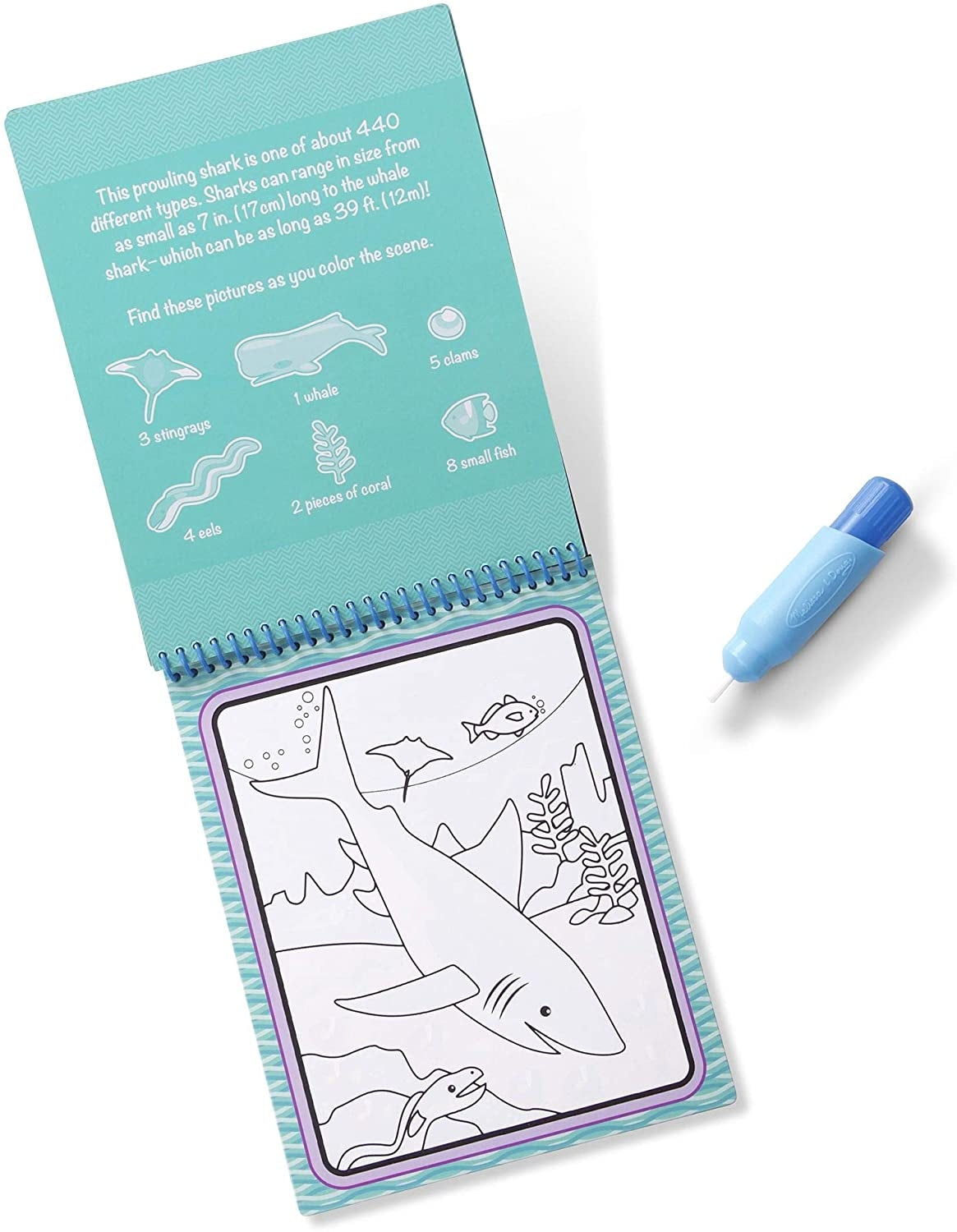 Melissa & Doug Water Wow! Brush Colouring Pad (13 Types) - Pupsik Singapore
