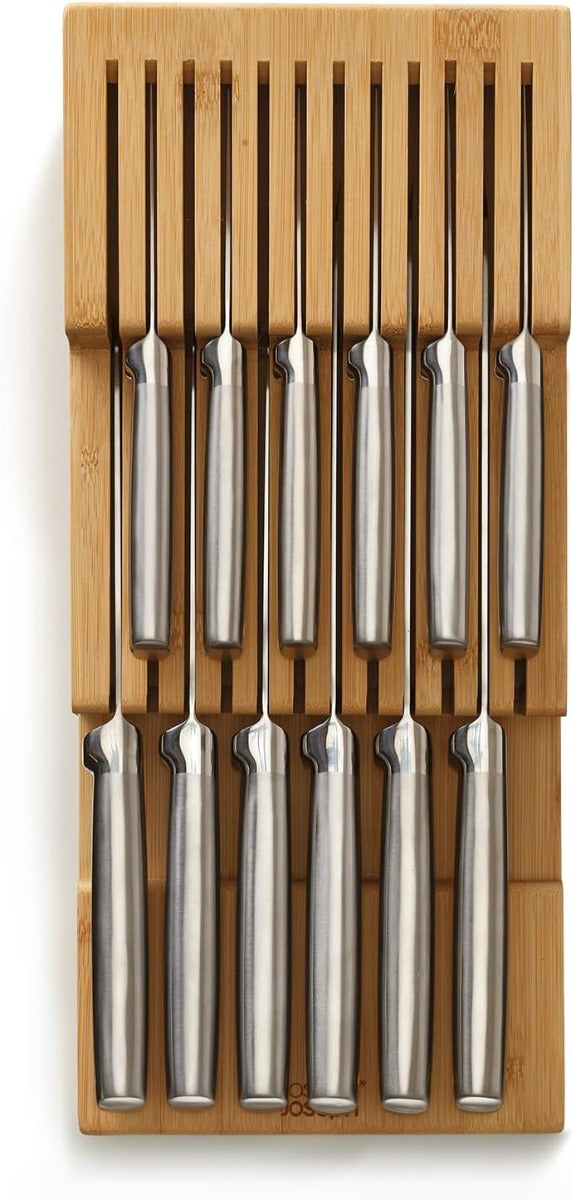 Joseph Joseph DrawerStore Large Knife Organiser - Bamboo