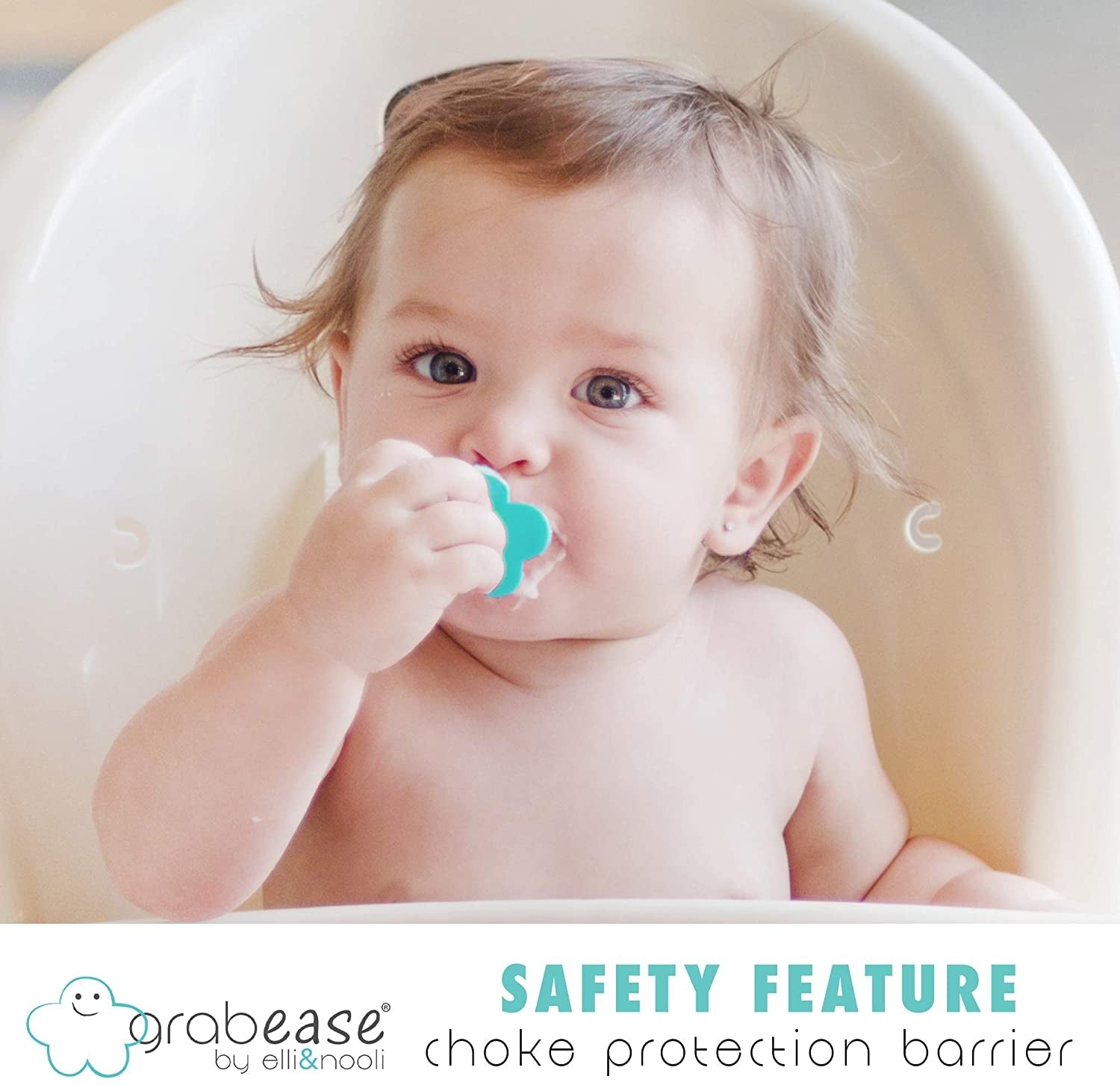 Grabease Double Silicone Baby Spoon Set (3 Colours)
