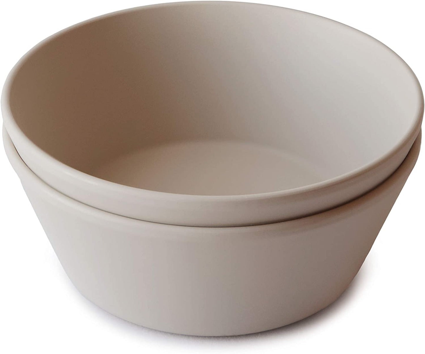 Mushie Round Dinnerware Bowls, 2pk (8 Colors) - Pupsik Singapore