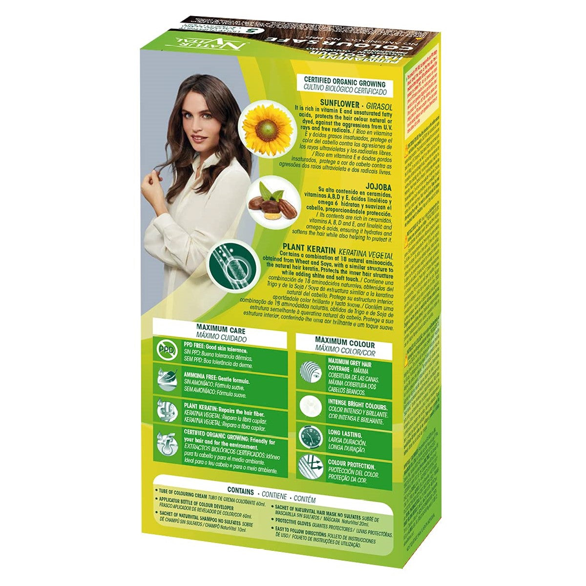 NaturVital ColourSafe Permanent Hair Dye (8 Colors)