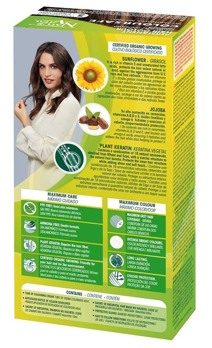 NaturVital ColourSafe Permanent Hair Dye (8 Colors) - Exp 02/26 or later - Pupsik Singapore