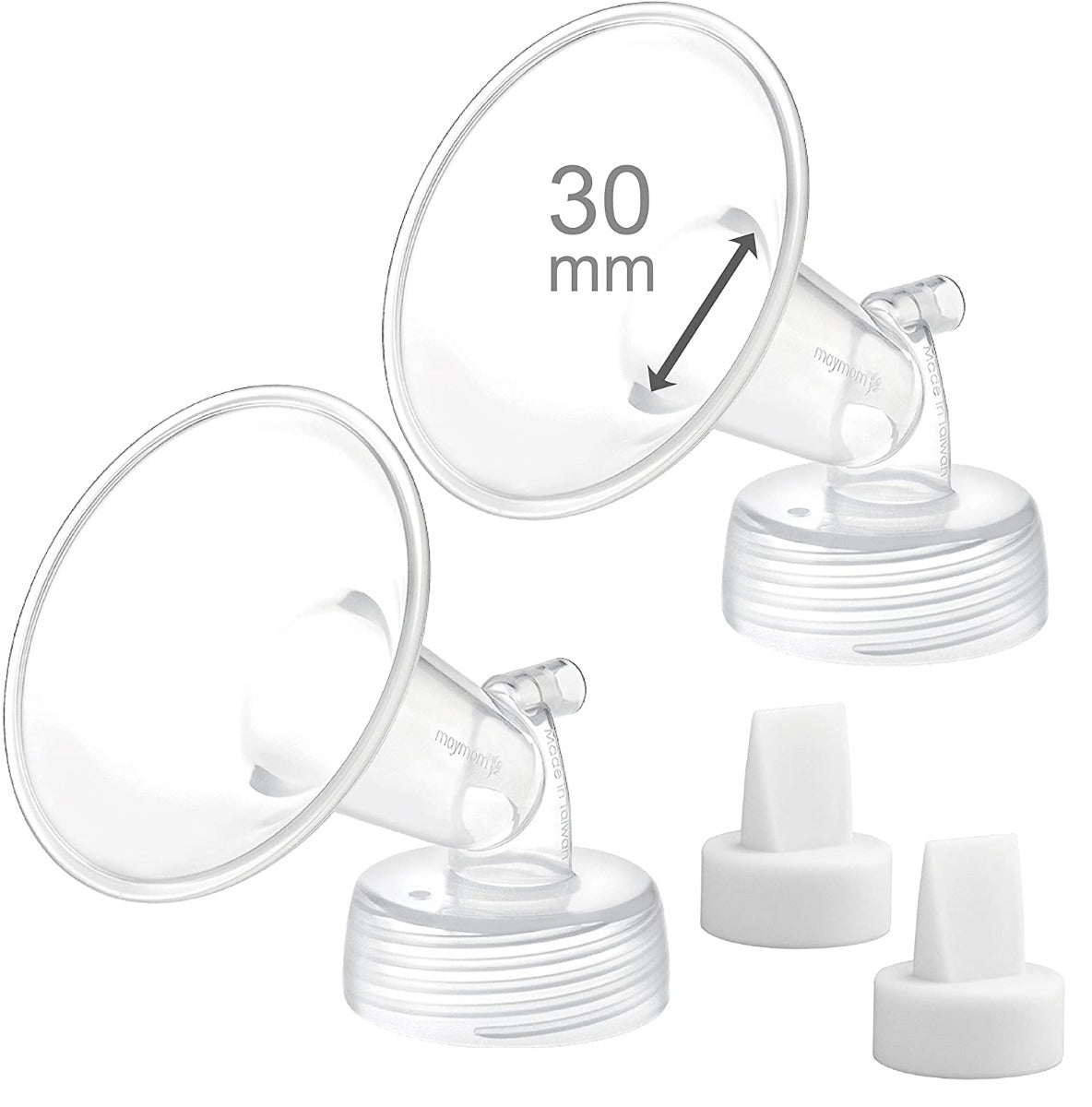 Maymom Flange for Spectra with Valve (Wide-Neck), 2pc (17 Sizes) - Pupsik Singapore