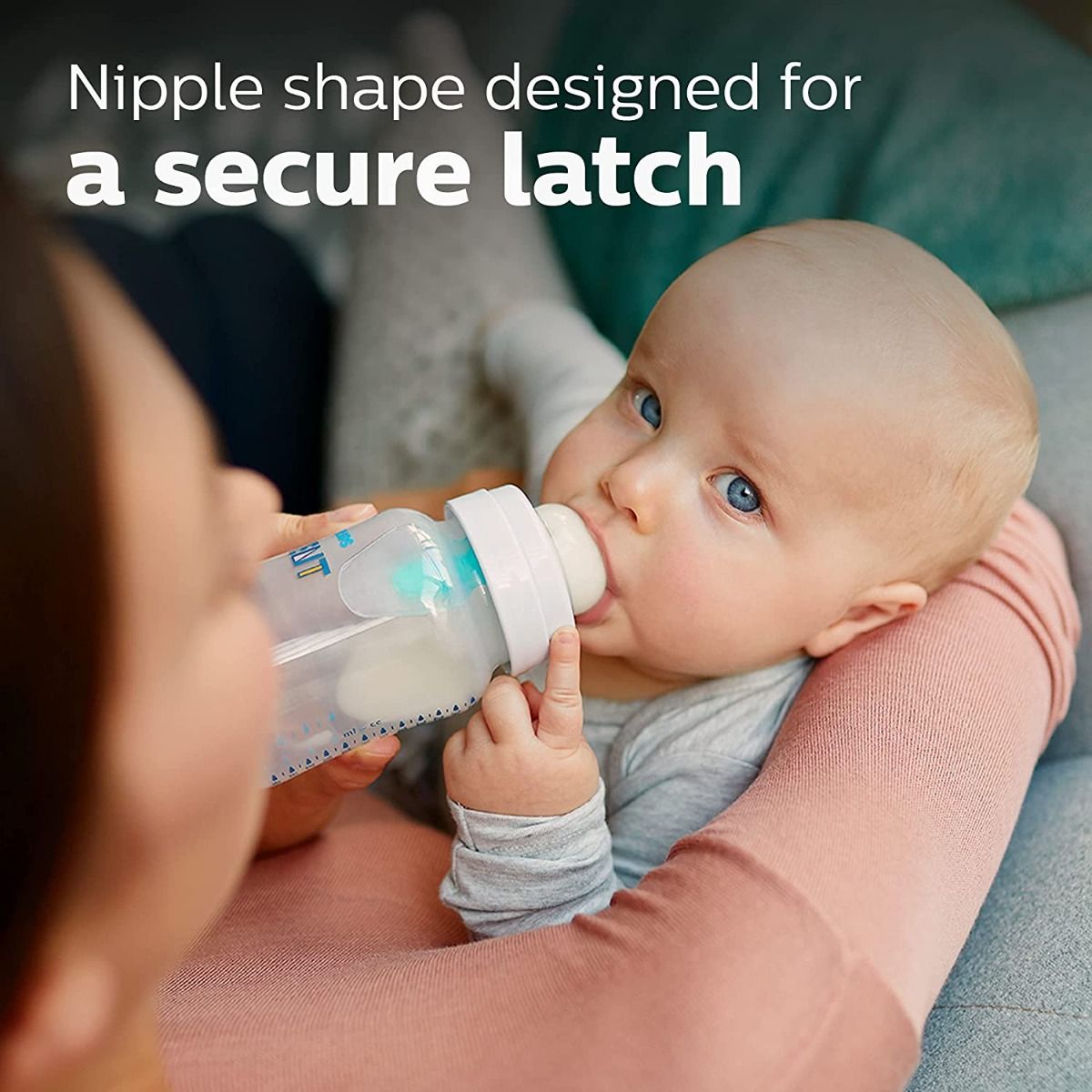 Philips Avent Anti-Colic Milk Baby Bottle with AirFree Vent, 9oz (3pk)