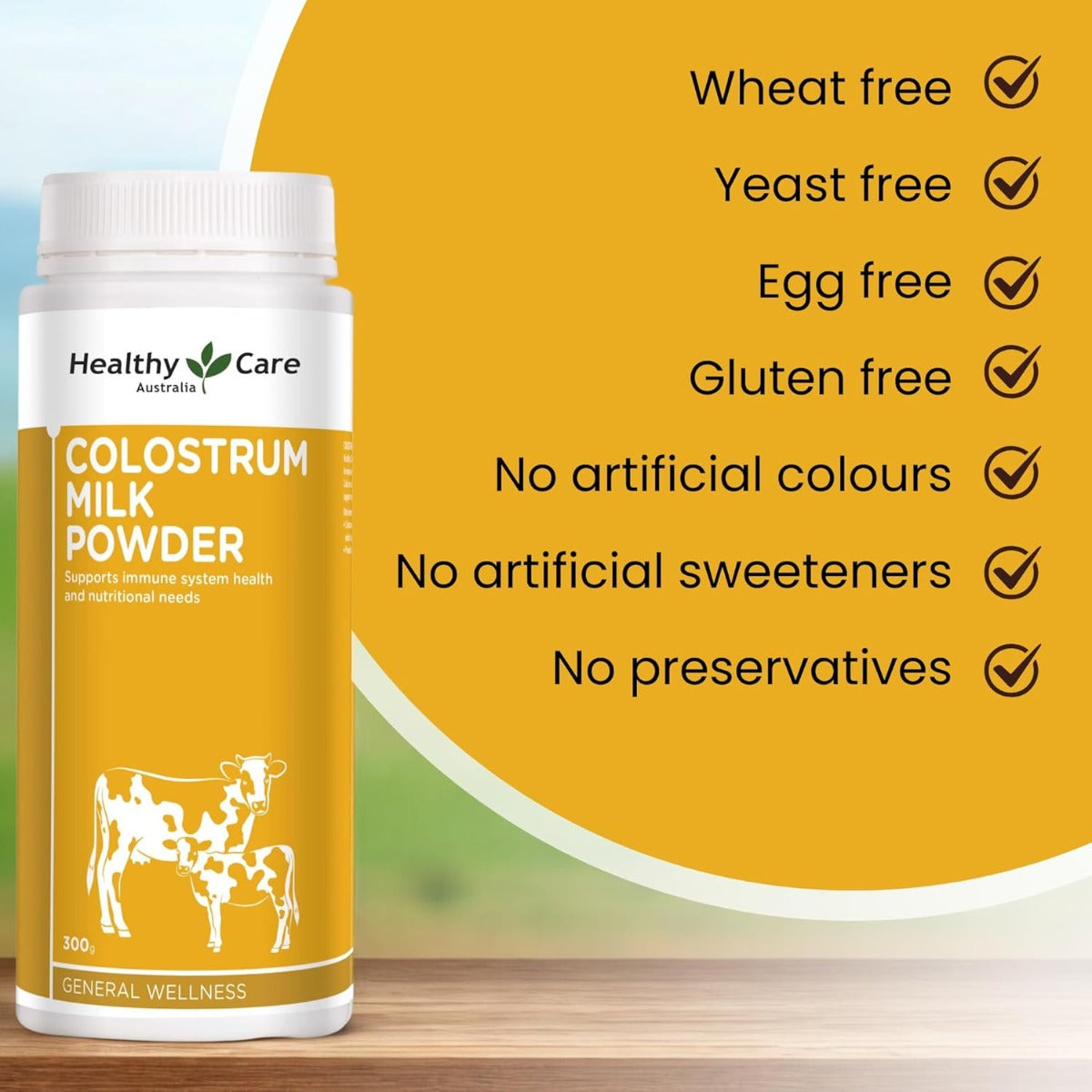 Healthy Care Colostrum Milk Powder, 300g (Exp 08/27)