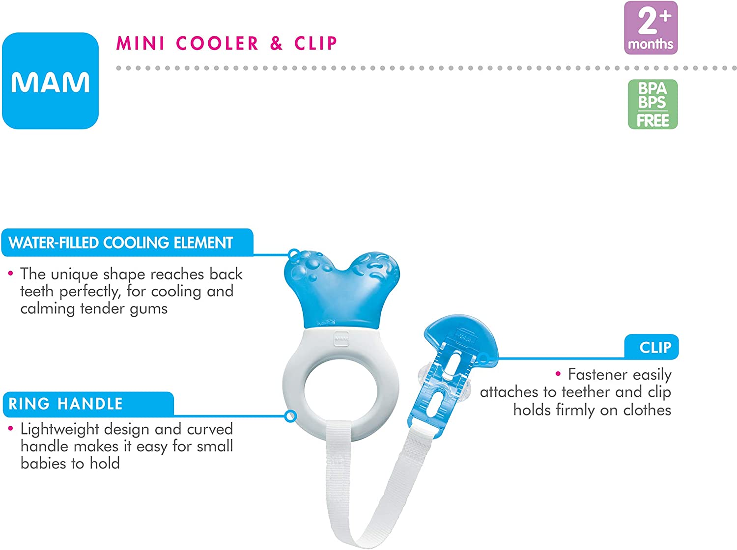 MAM Mini Cooler & Clip (3 Colours)