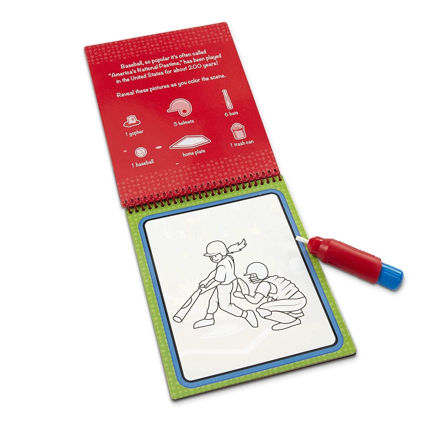 Melissa & Doug Water Wow! Brush Colouring Pad Sports