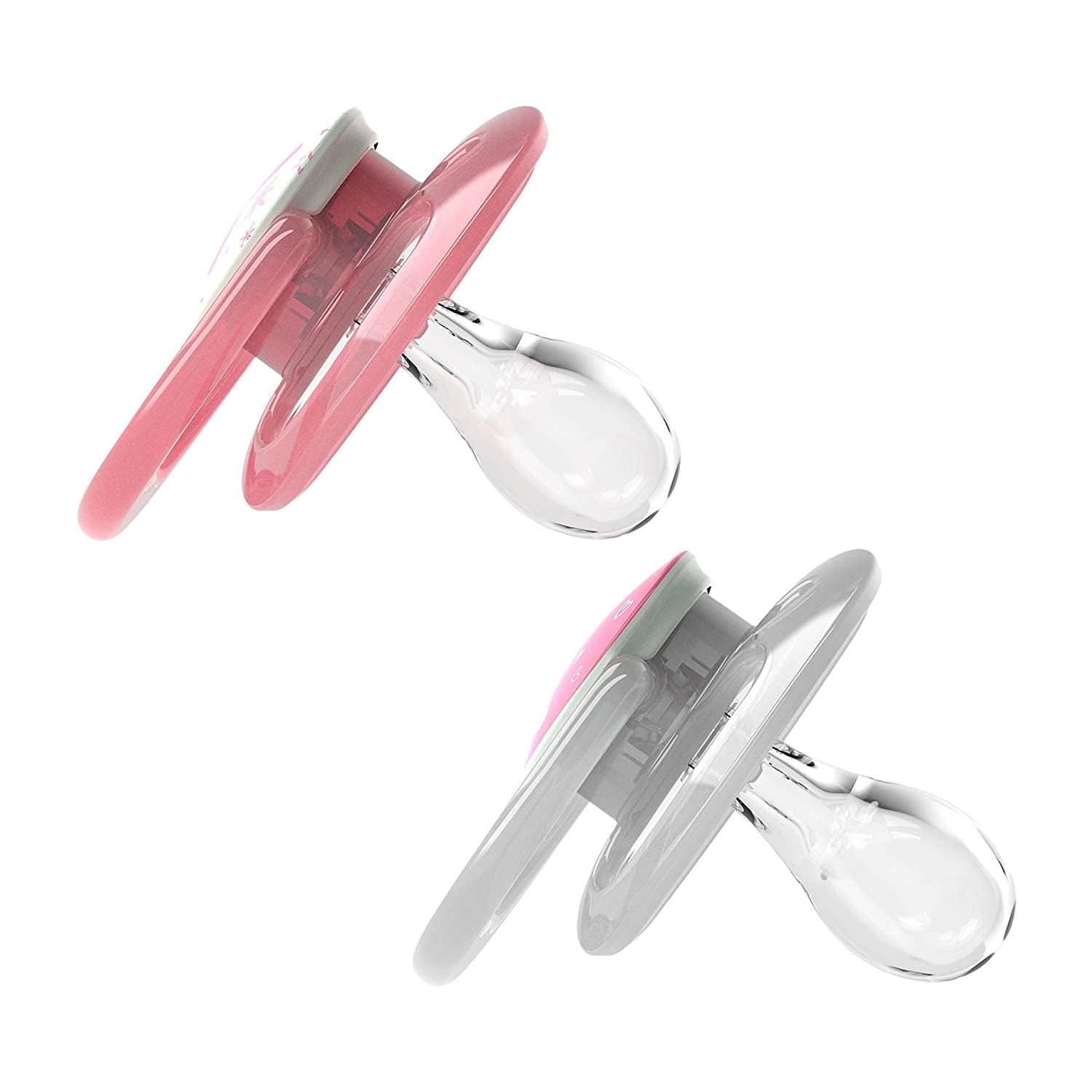 Dr. Brown's Advantage Baby Pacifiers - Stage 2 (6-18m) (2pc)  - Pink - Pupsik Singapore