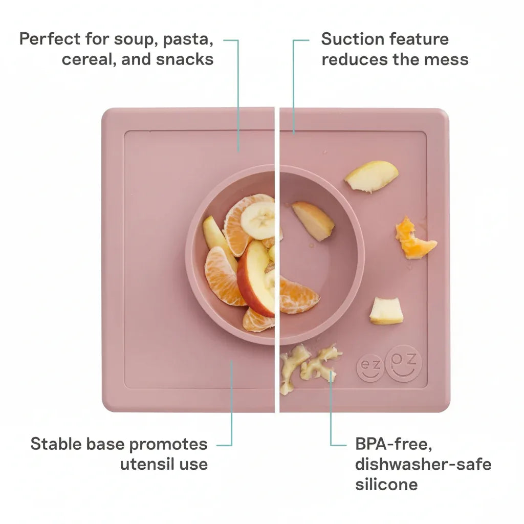 EzPz Happy Bowl (13 Colours) - Pupsik Singapore