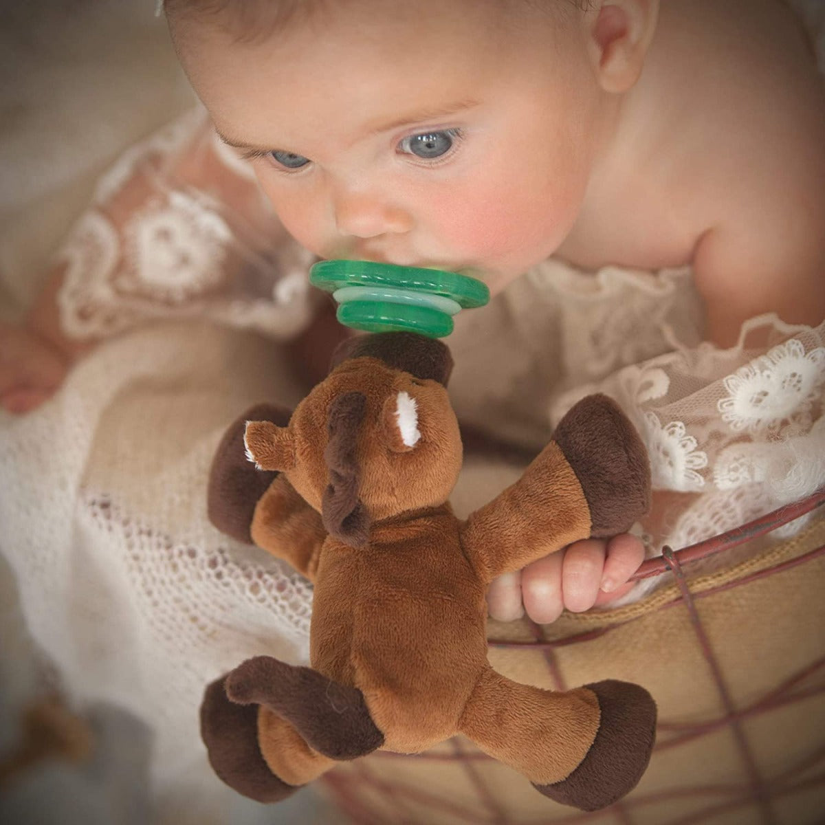Nookums Paci-Plushies Buddies Pacifier Holder (7 Designs) - Pupsik Singapore