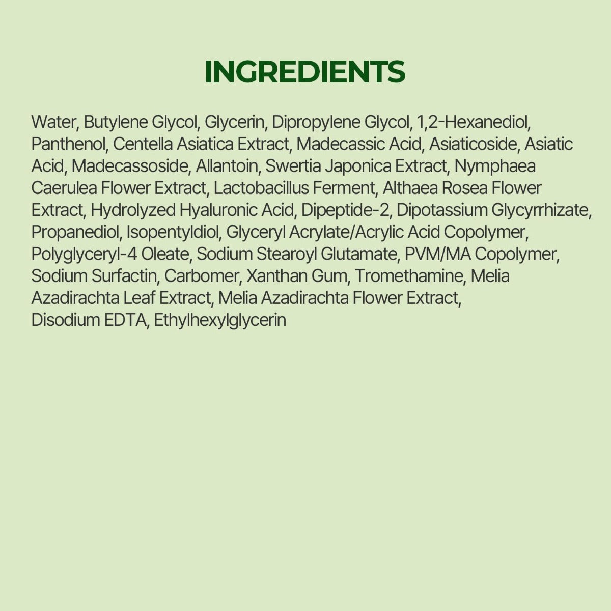Torriden Balanceful Cica Mask, Pack of 10 (Exp 04/27)