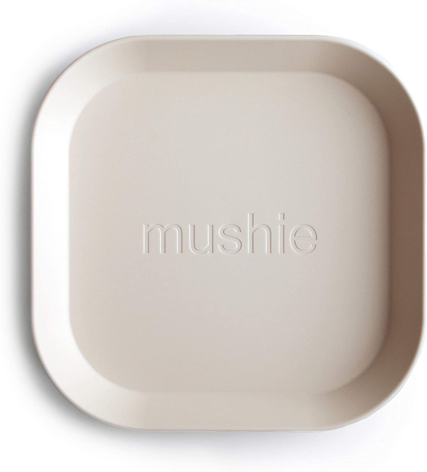 Mushie Square Dinner Plates (2pk) (4 Colours) - Pupsik Singapore