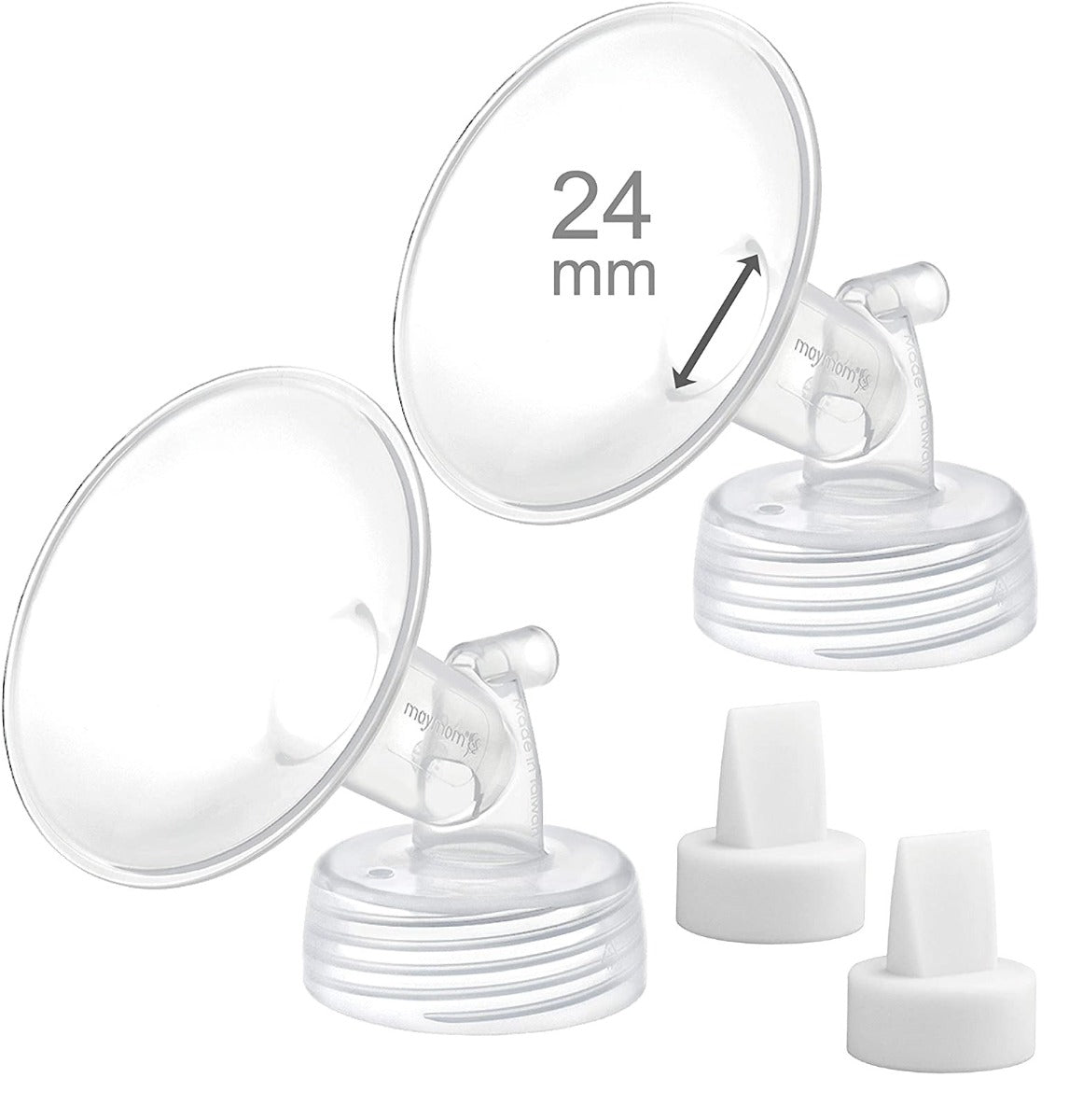 Maymom Flange for Spectra with Valve (Wide-Neck), 2pc (17 Sizes) - Pupsik Singapore