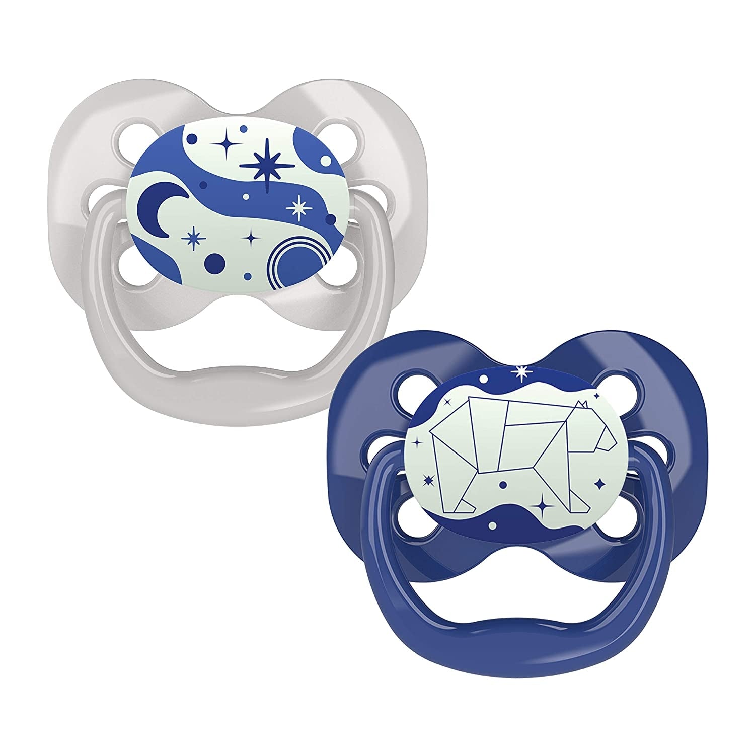 Dr. Brown's Advantage Baby Pacifiers - Stage 1 (0-6m) (2pc) (4 Designs)
