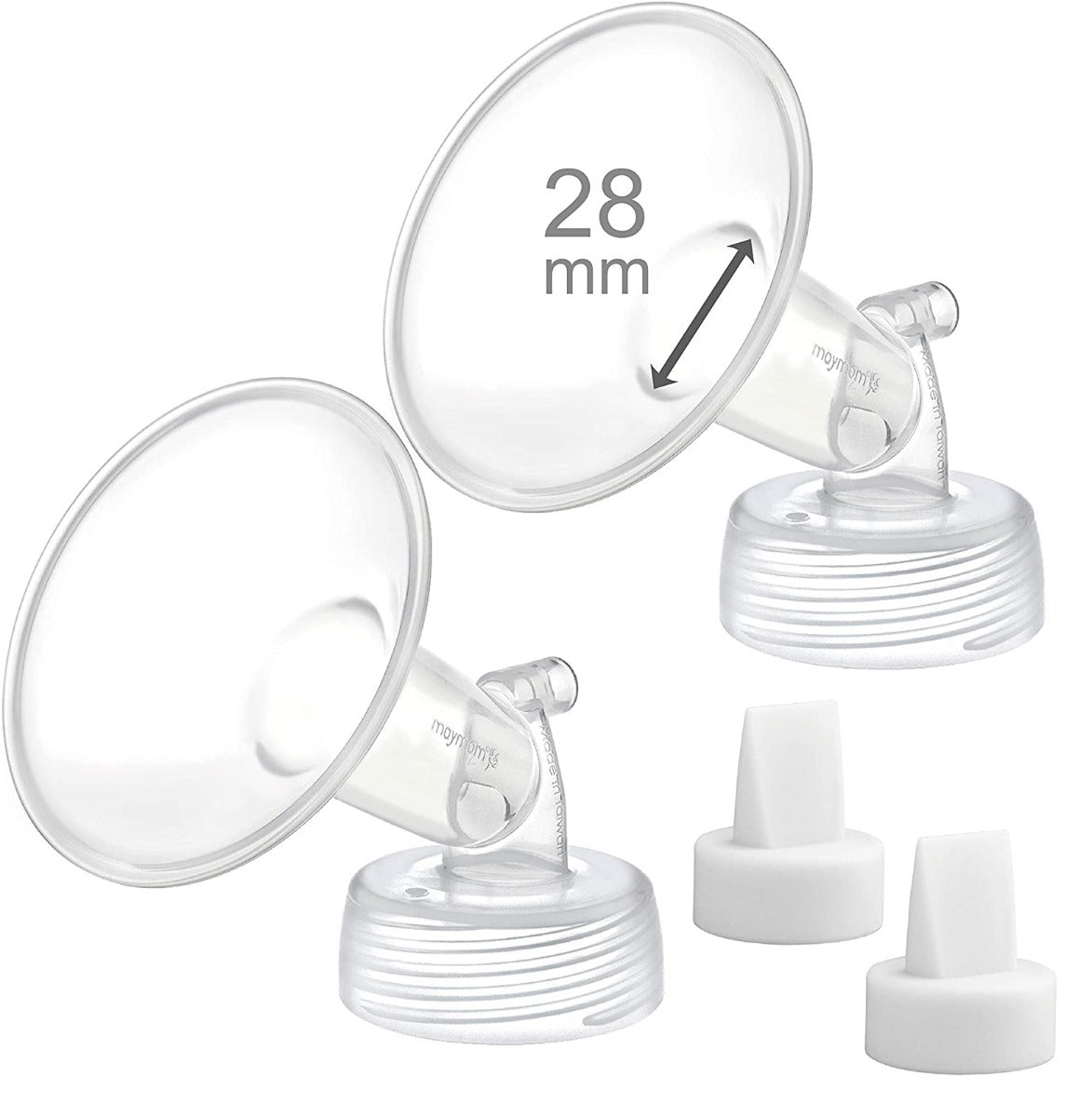 Maymom Flange for Spectra with Valve (Wide-Neck), 2pc (17 Sizes) - Pupsik Singapore