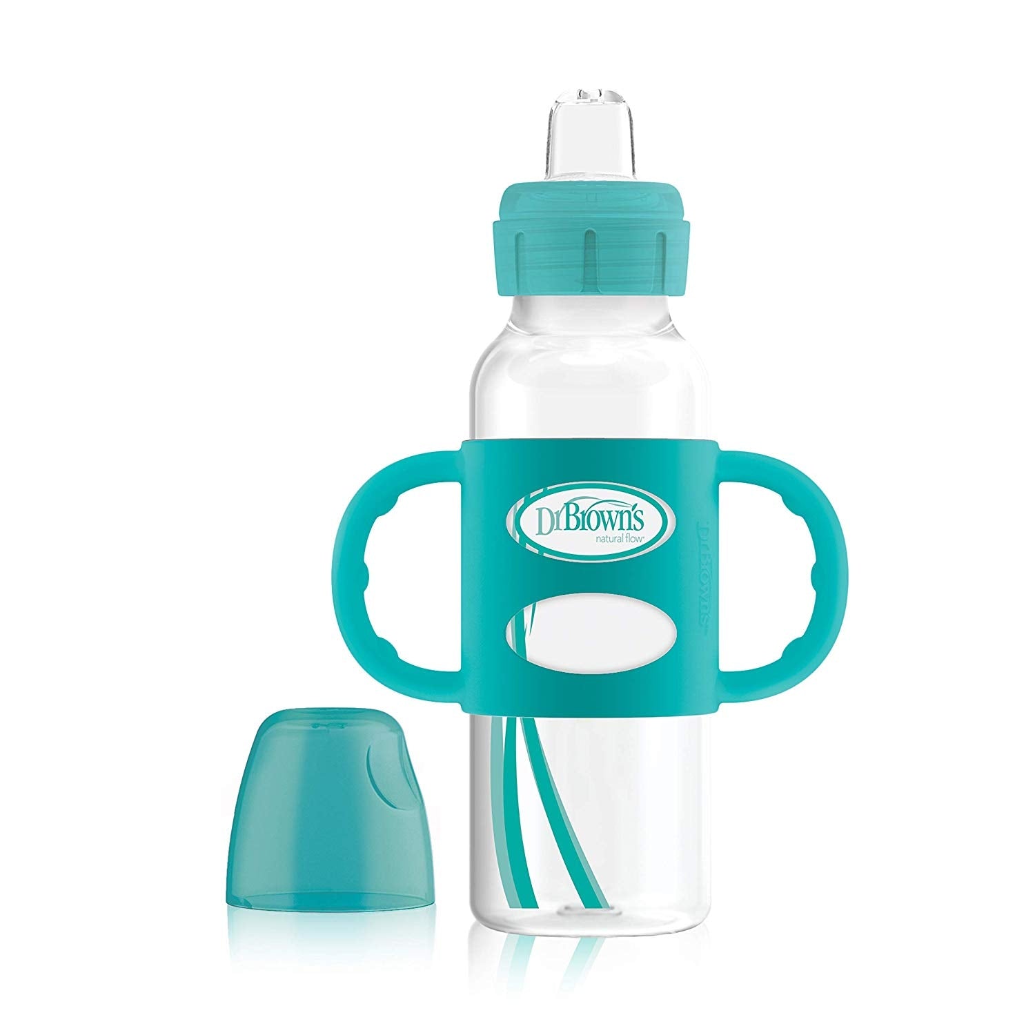 Dr. Brown's Milestones Sippy Bottle w Handles (Narrow) (8oz) (2 Colours) - Pupsik Singapore