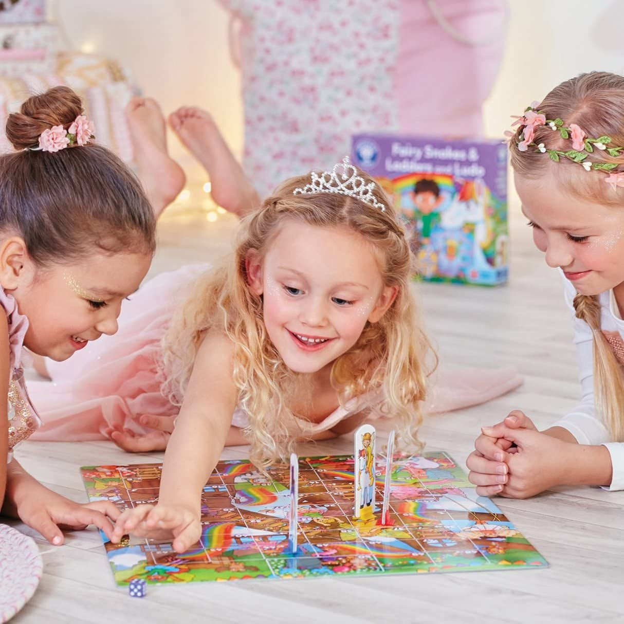 Orchard Toys Fairy Snakes & Ladders and Ludo Game