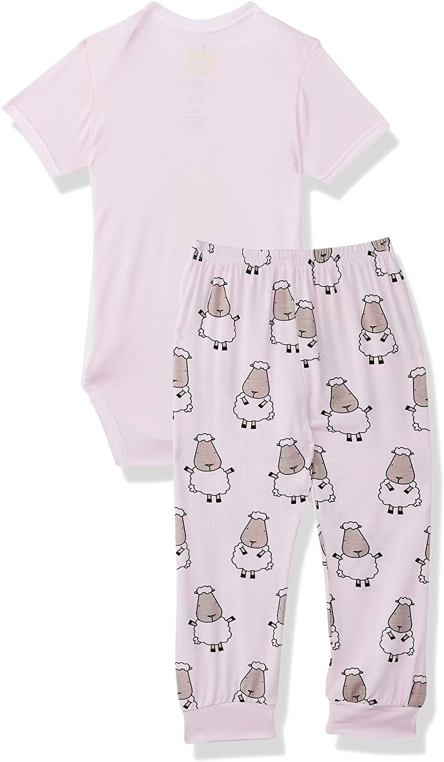 Baa Baa Sheepz Baby Bamboo Onesies & Pants - Pink