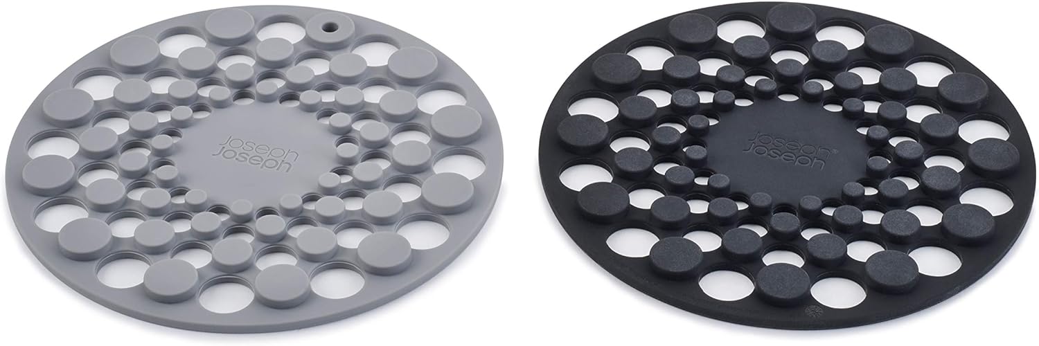 Joseph Joseph Spot-On Silicone Trivets - Set of 2 (Grey)