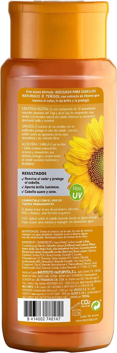 NaturVital ColourSafe Shampoo for Blonde Hair, 300ml - Exp 03/29