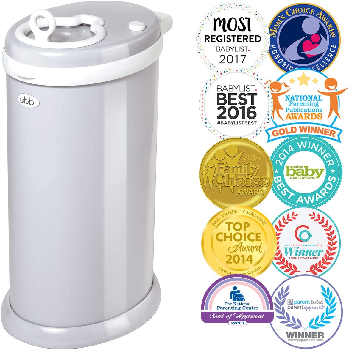Ubbi Diaper Pail (4 Colors) - Pupsik Singapore