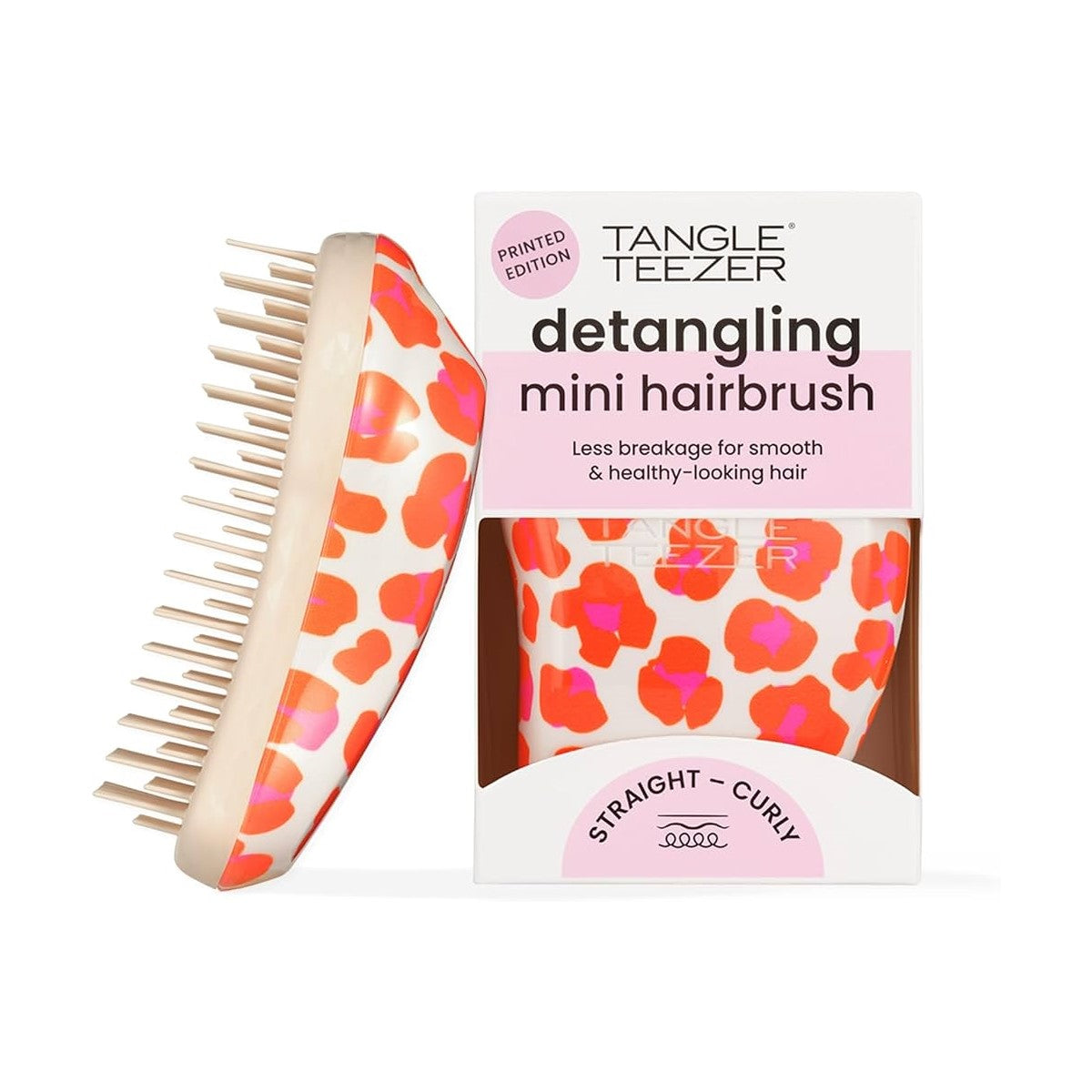 Tangle Teezer Original Detangling Mini Hairbrush, Straight & Curly (3 Designs) - Pupsik Singapore