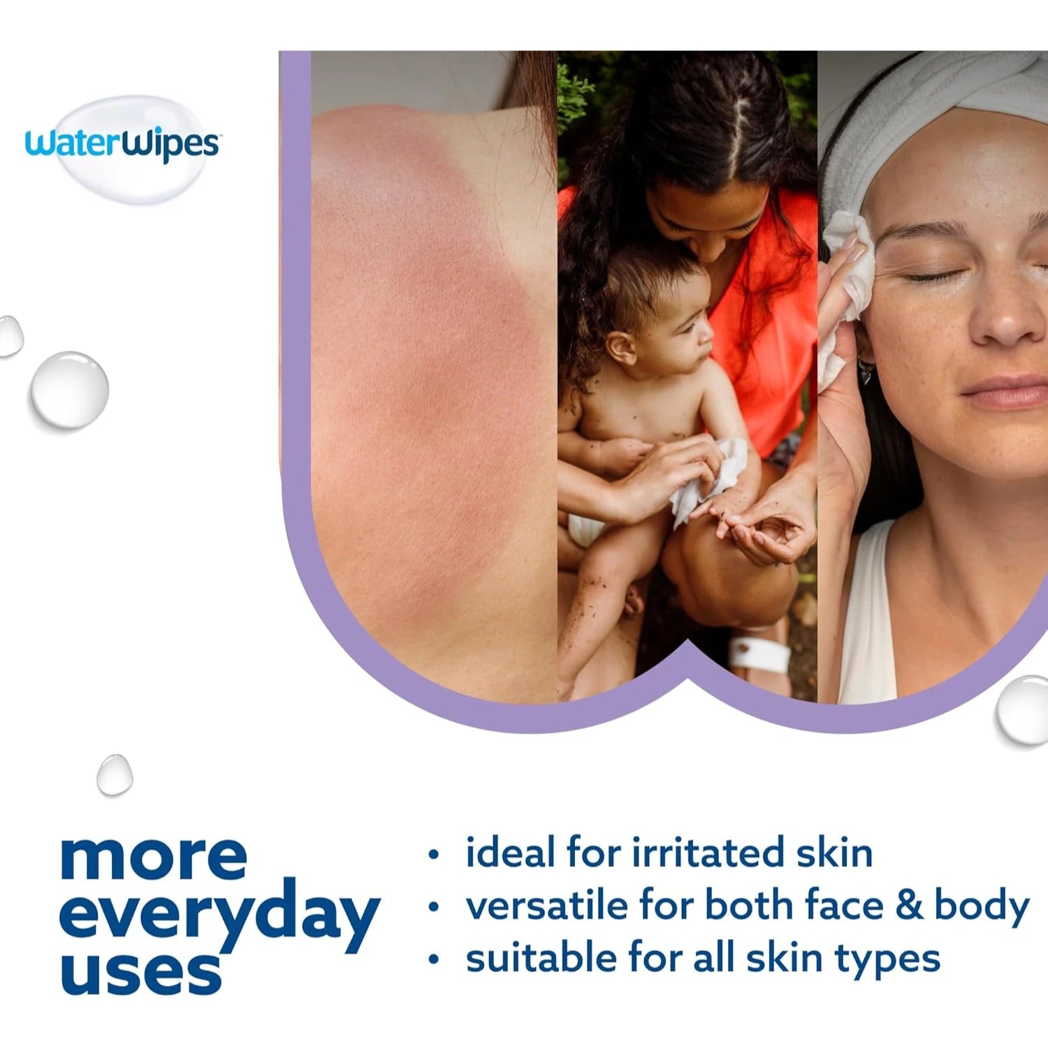 WaterWipes Sensitive+ Soothing Wipes with 99% Water & Botanical Extracts, 12pks of 60s - 720pcs (Exp 02/27)