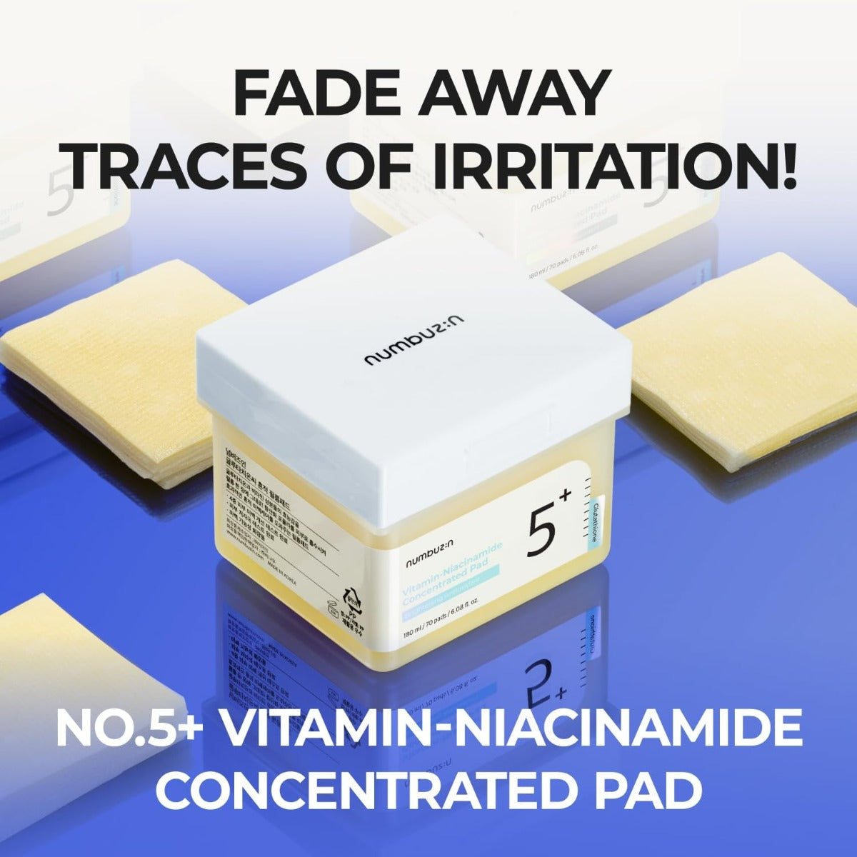 numbuzin No.5 Vitamin-Niacinamide Concentrated Pads, 70 Pads (Exp 10/27)