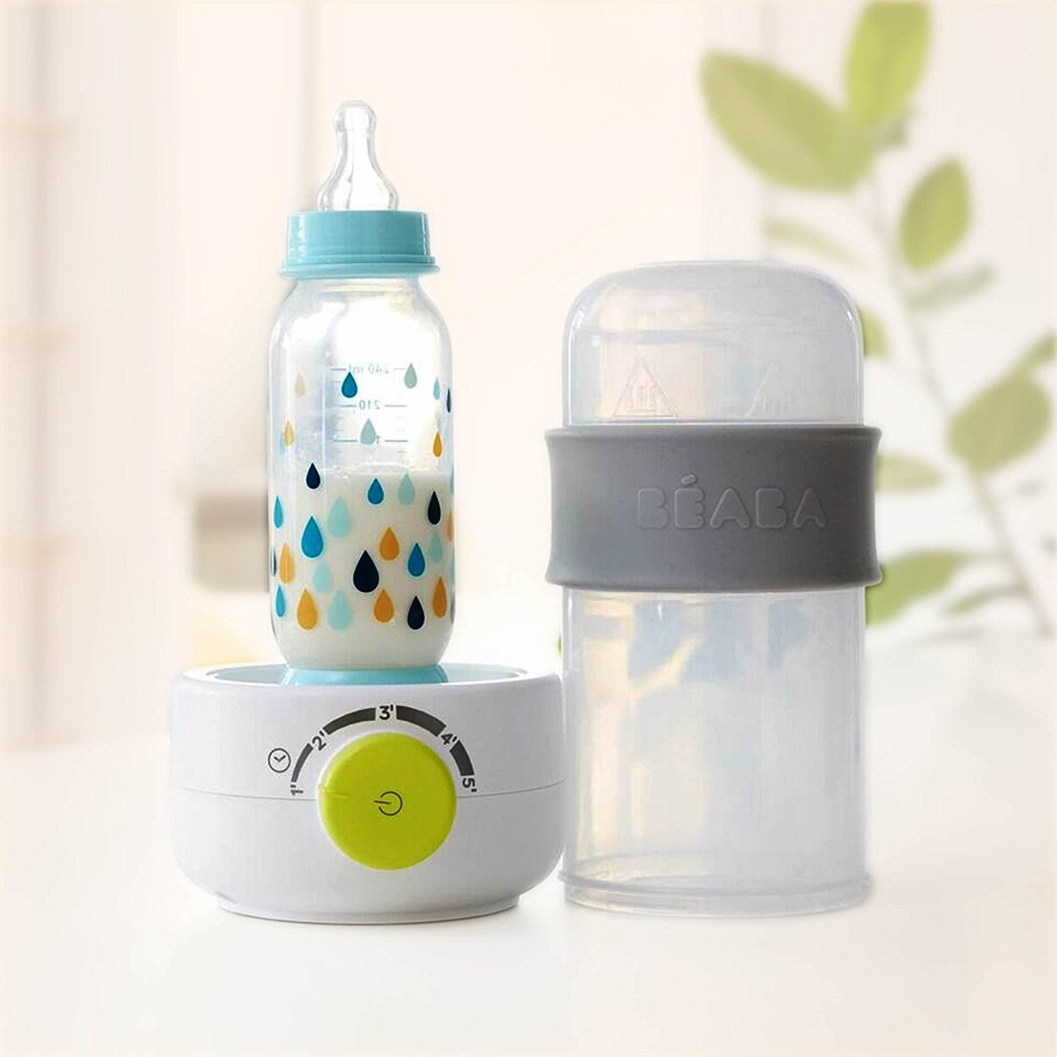 Beaba Baby Milk Bottle Warmer & Sterilizer - Grey