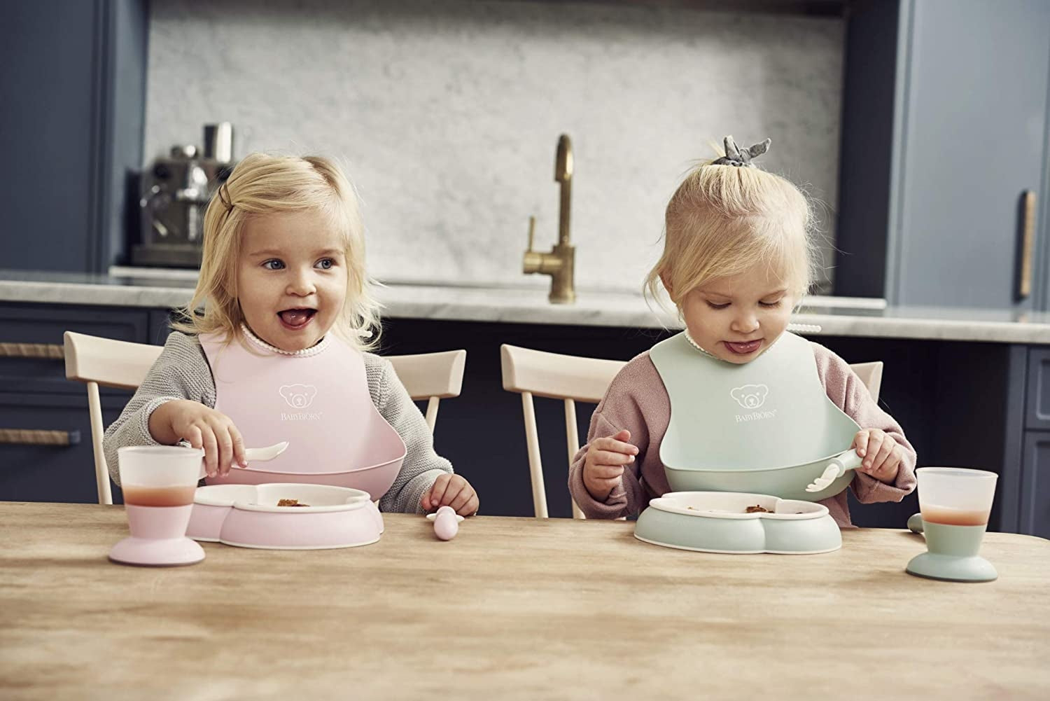 Baby Bjorn Baby Dinner Set (2 Colours) - Made in Sweden - Pupsik Singapore