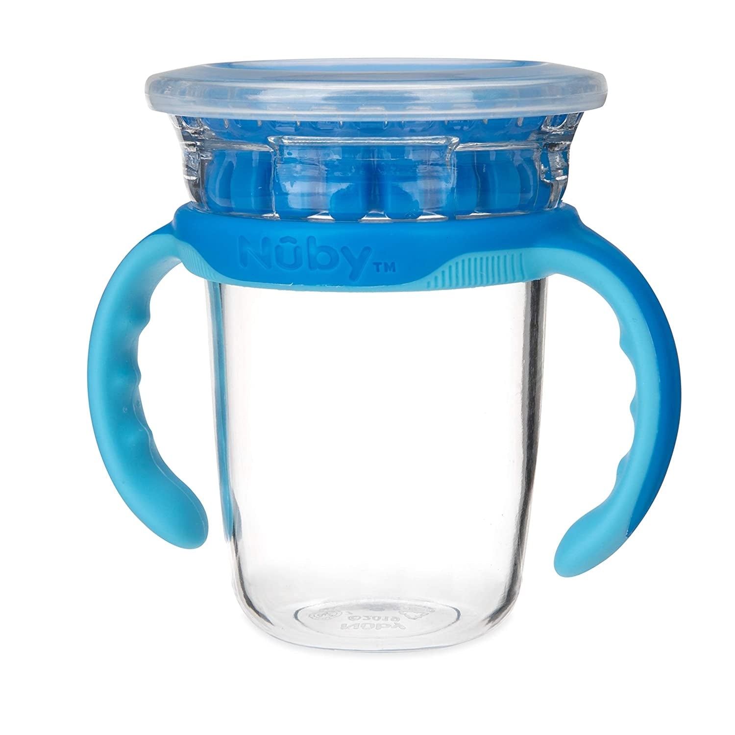 Nuby 360 Edge 2-Stage Drinking Rim Tritan Cup, 240ml (3 Colors)