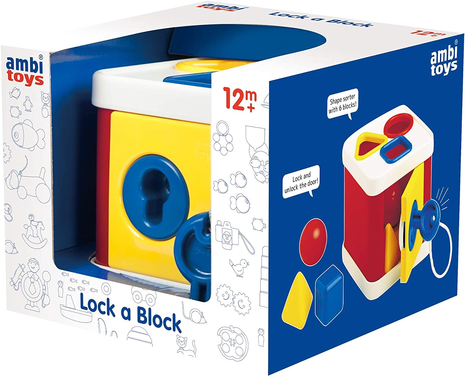 Galt Ambi Toys Lock A Block