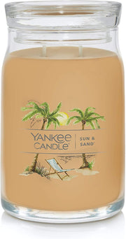 Yankee Candle Signature Large Jar Candle, 2-wicks (20oz) - Sun and Sand