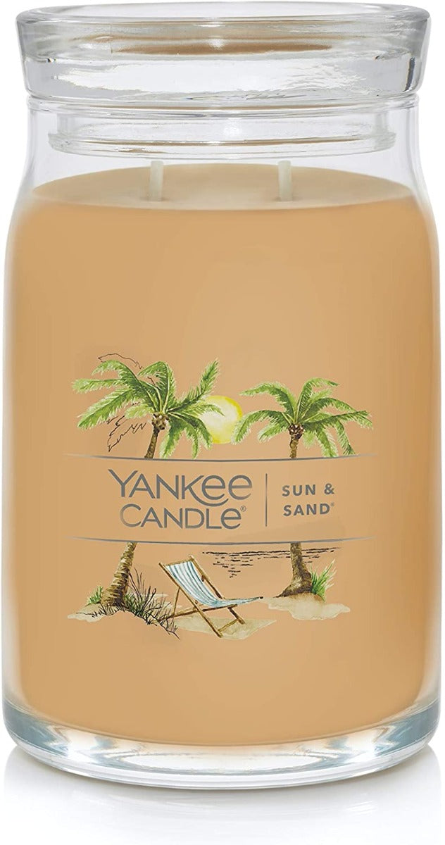 Yankee Candle Signature Large Jar Candle, 2-wicks (20oz) - Sun and Sand
