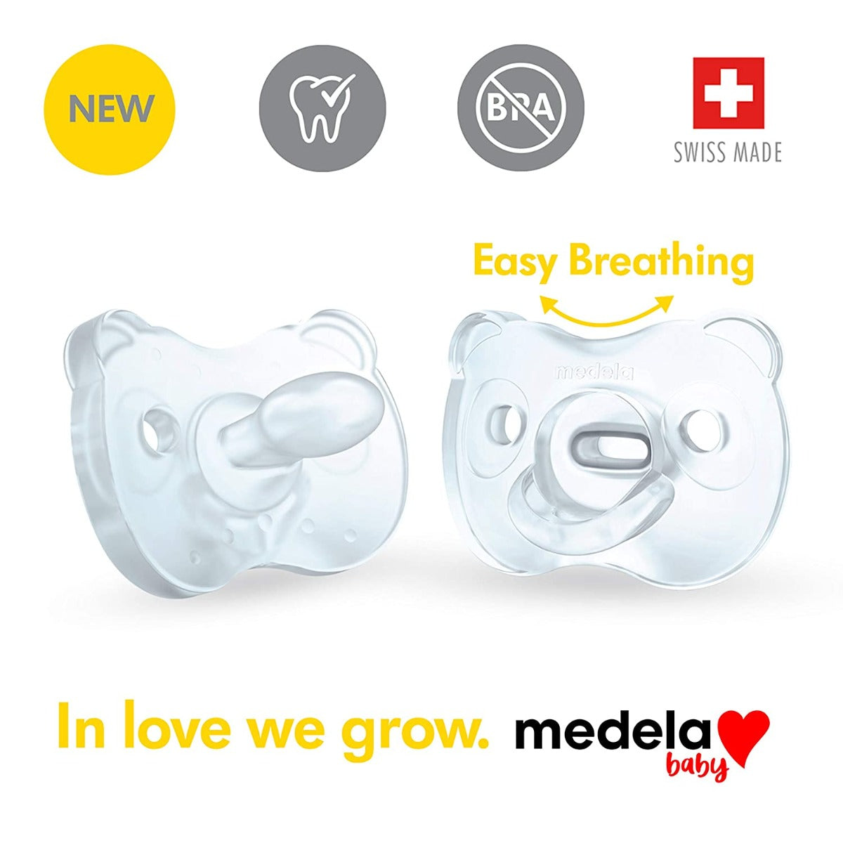 Medela Soft Silicone Soother, 2pk (6-18M) - Pupsik Singapore
