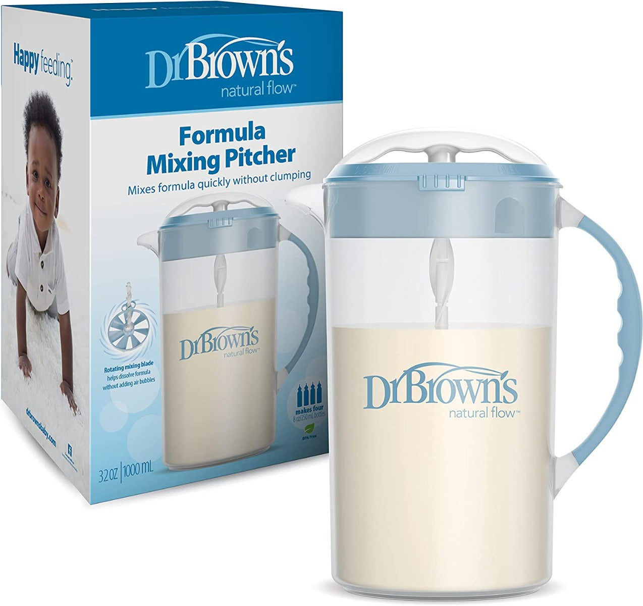 Dr. Brown’s Natural Flow® Formula Mixing Pitcher (5 Colors) - Pupsik Singapore