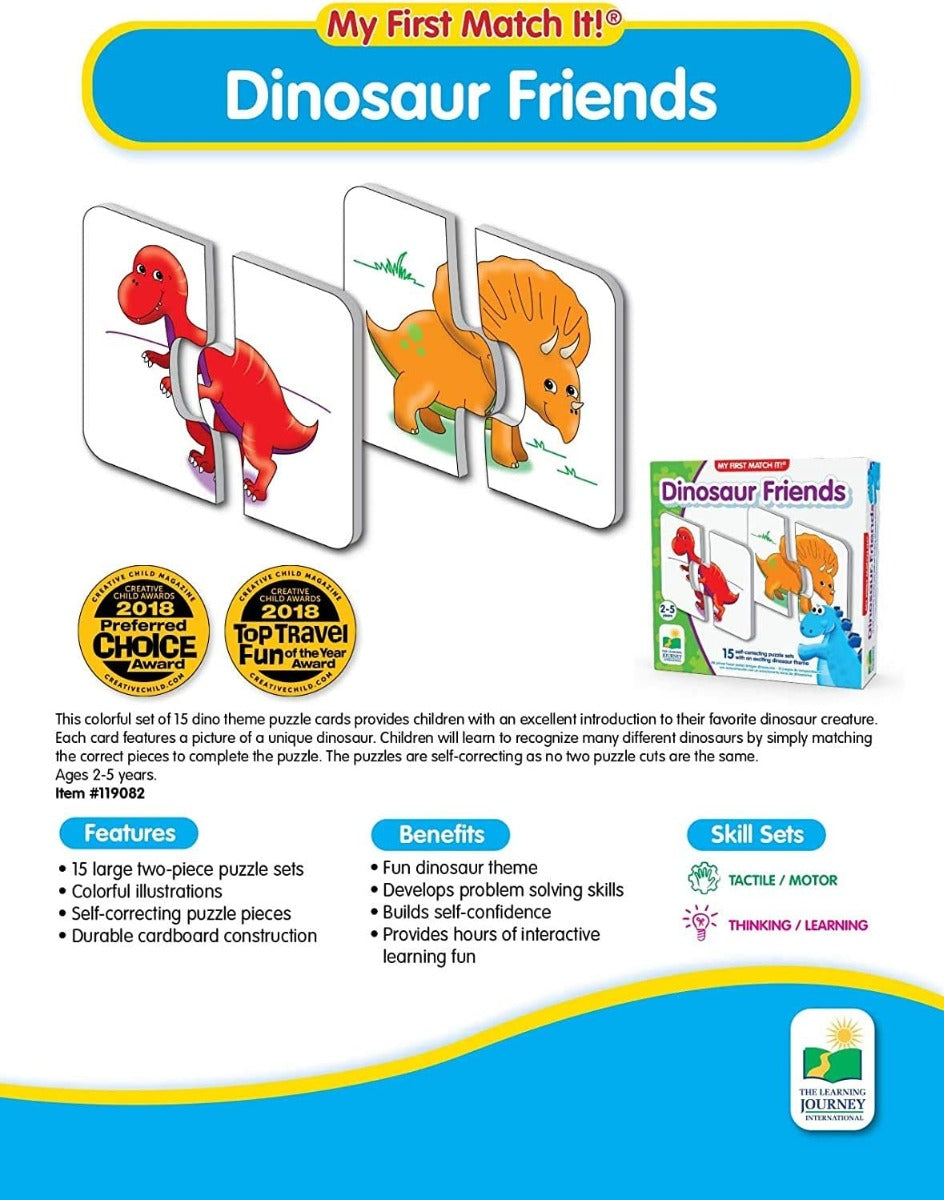 The Learning Journey My First Match It! Puzzle Game (9 Designs) - Pupsik Singapore