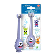 Dr. Brown's ToothScrubber Toddler Toothbrush - Purple Monster