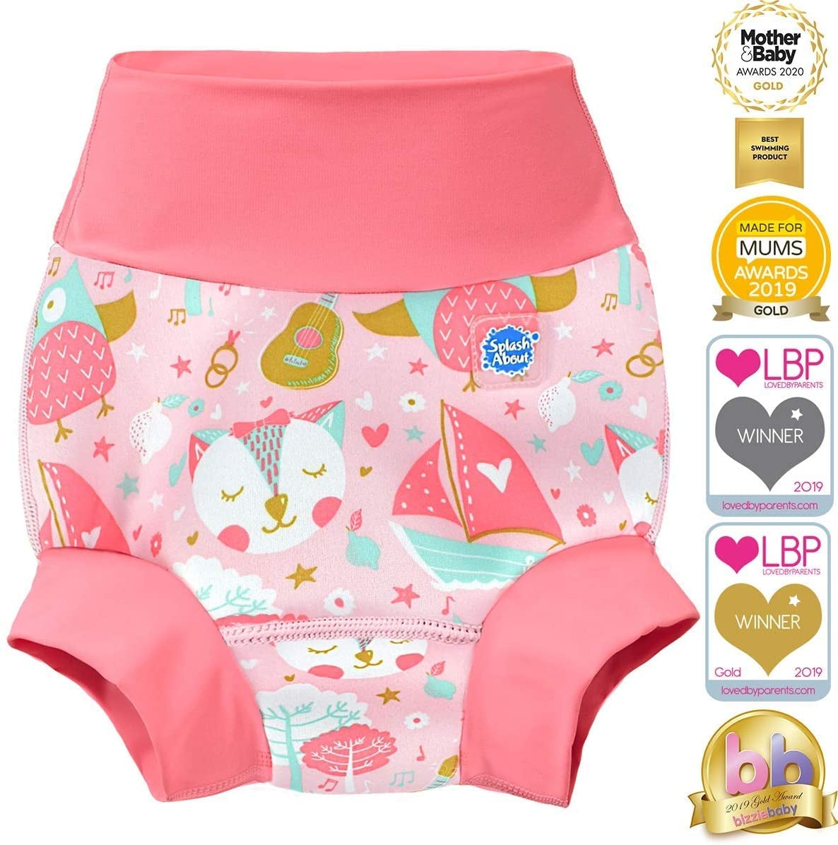 Splash About Happy Nappy Reusable Swim Diaper - Owl & the Pussycat