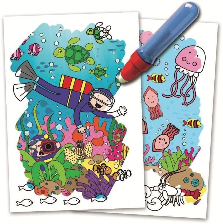 Galt Toys Water Magic Colouring Pad (6 Designs) - Pupsik Singapore