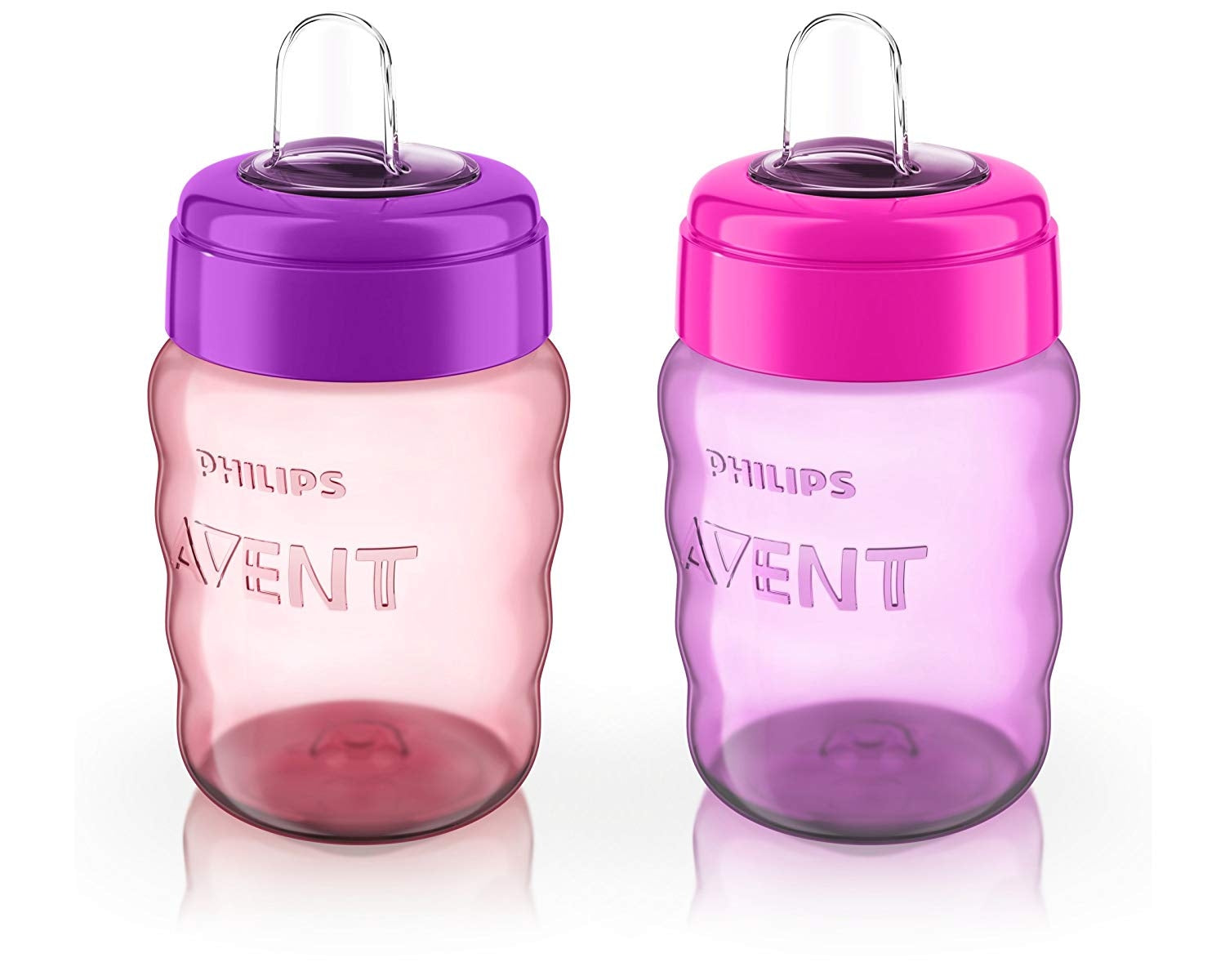 Philips Avent My Easy Sippy Spout Cup, 9oz (2pk) - Pink