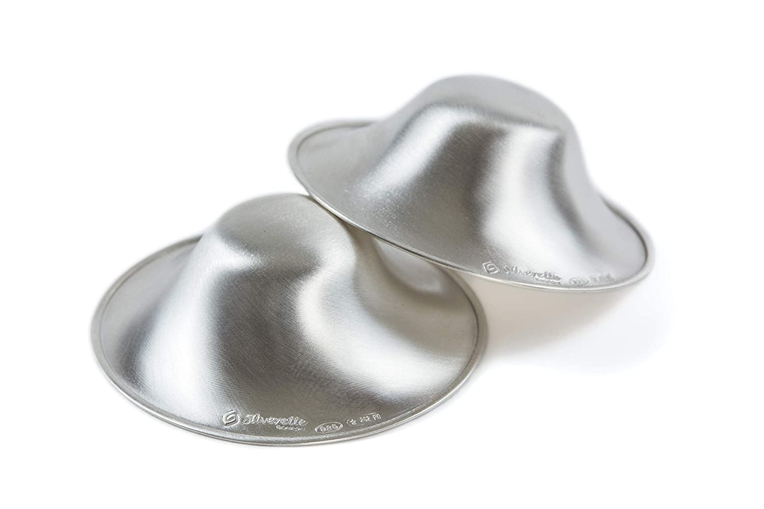 Silverette Silver Nursing Nipple Cups - Regular (1 pair) [US Version]