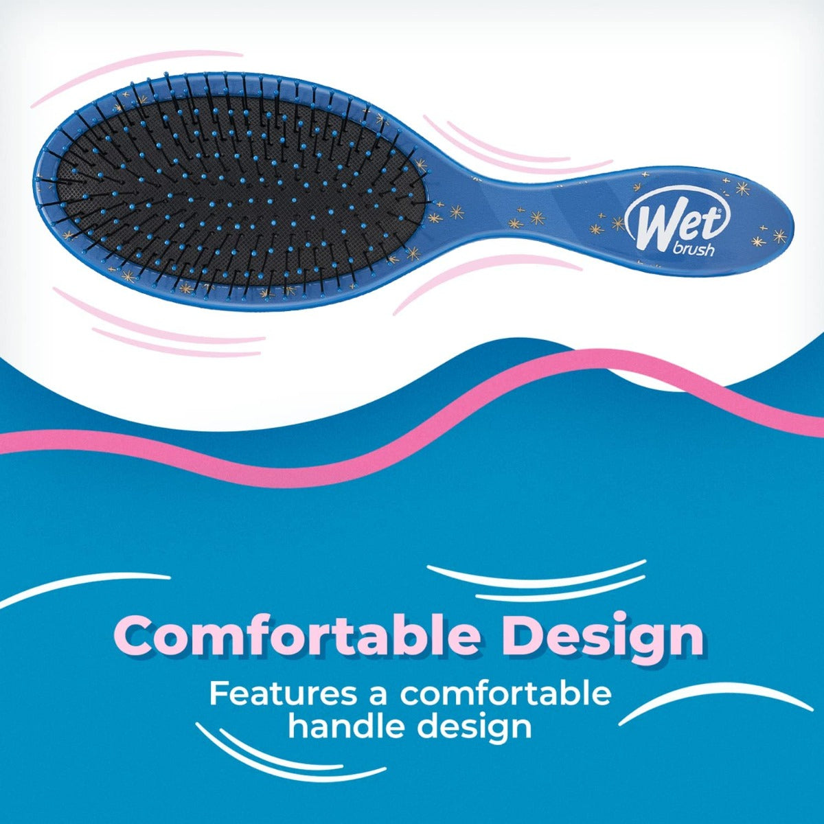 Wet Brush Detangler Brush Disney Princess Celebration (3 Designs) - Pupsik Singapore