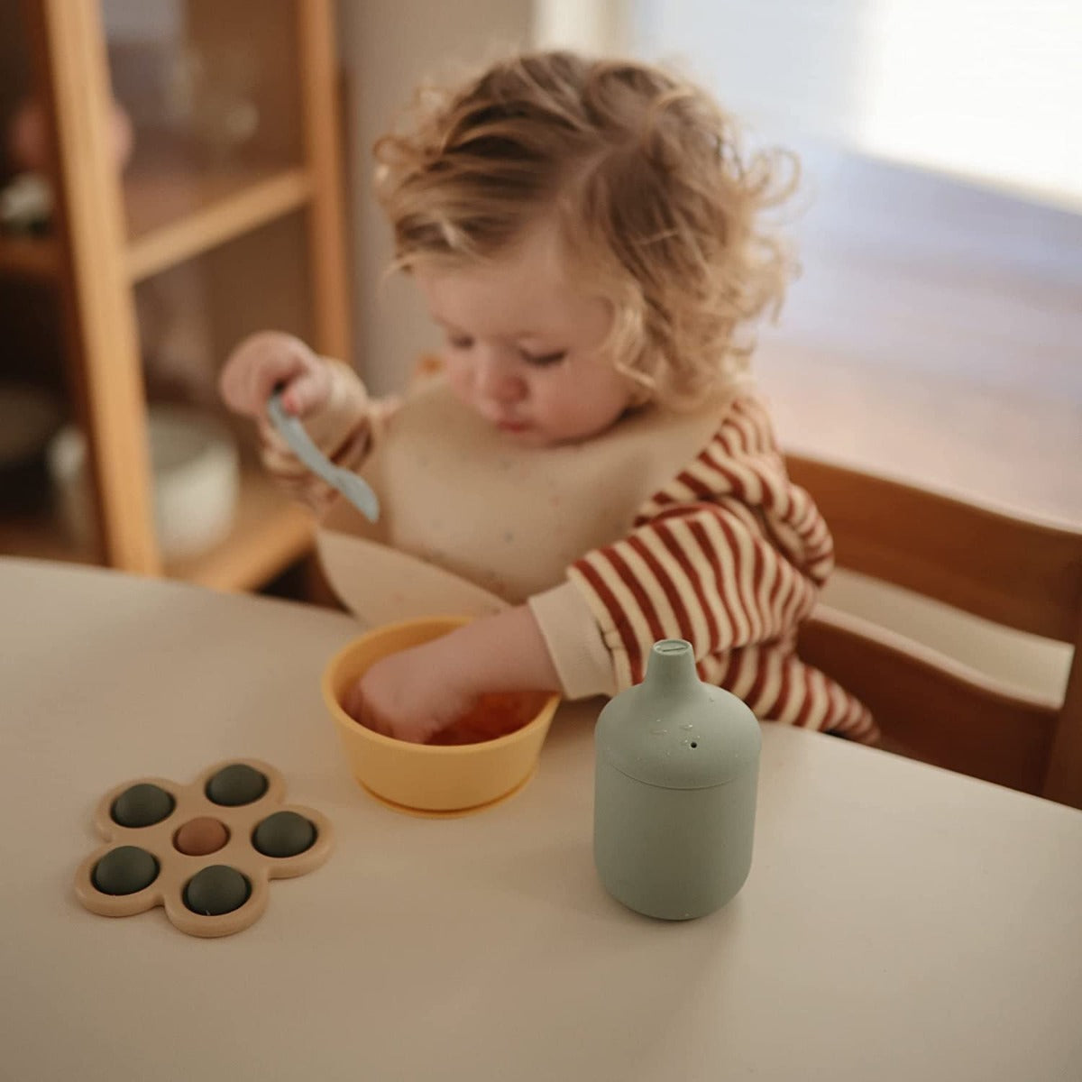 Mushie Baby Silicone Sippy Cup, 175ml (8 Colors) - Pupsik Singapore
