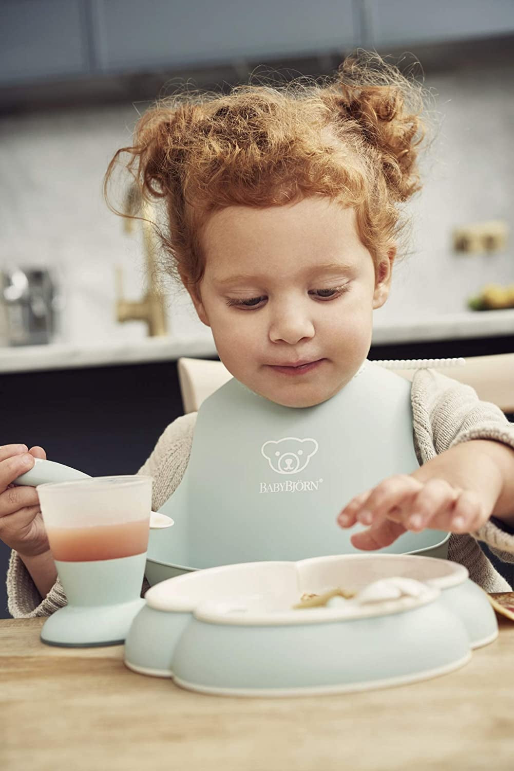 Baby Bjorn Baby Dinner Set (2 Colours) - Made in Sweden - Pupsik Singapore