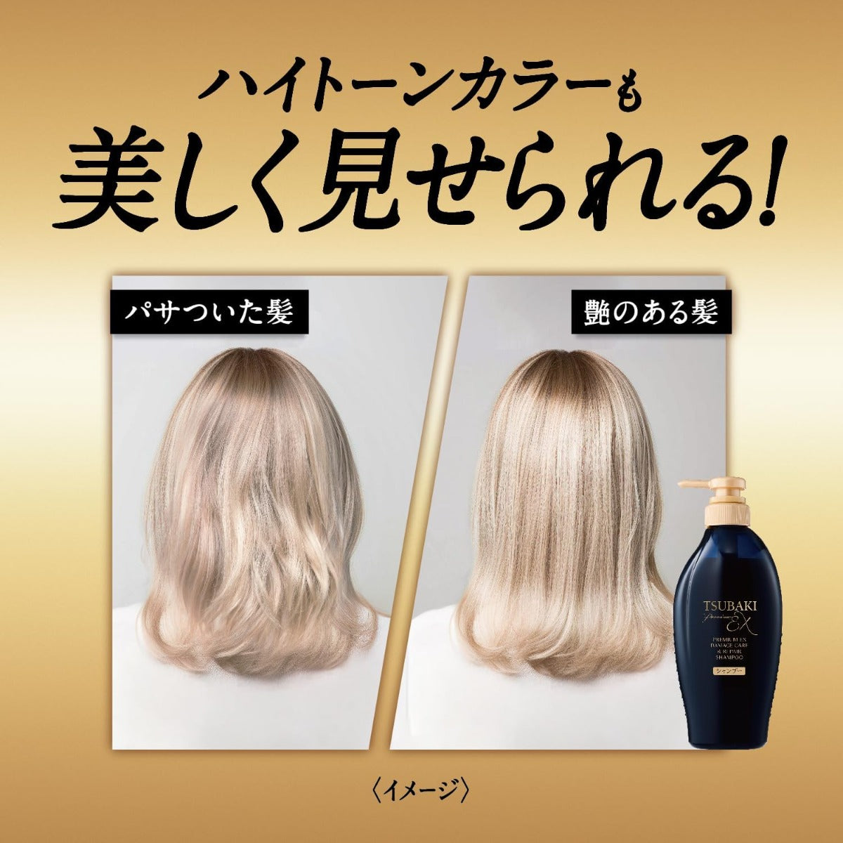 Shiseido Tsubaki Premium EX Damage Care & Repair Shampoo + Conditioner Set, 2 x 450ml (Exp 10/27)